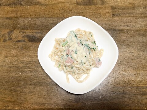 豆腐レシピ　豆腐ホワイトソース　パスタレシピ